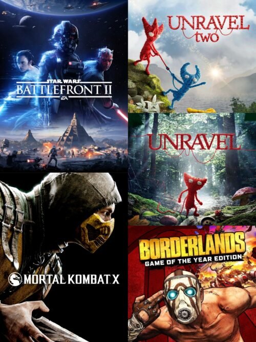 PACK 5 JUEGOS (PS4 - PS5)