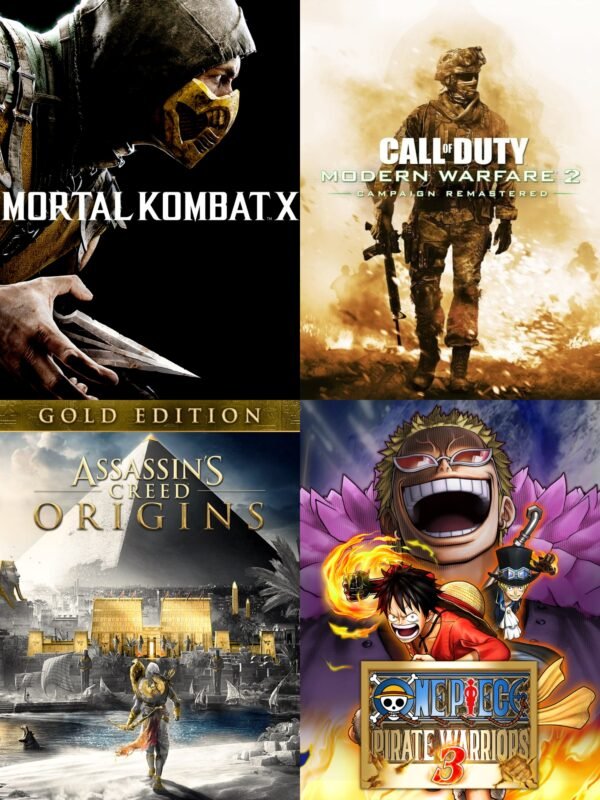 PACK 4 JUEGOS (PS4 - PS5)